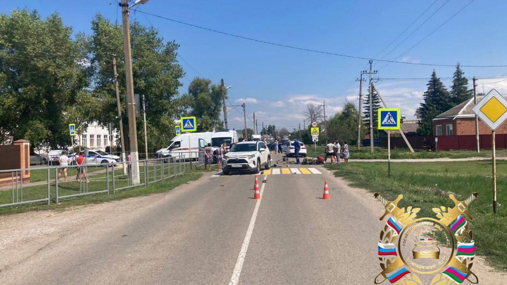 Уголовное дело возбуждено по факту гибели ребенка при падении со скутера в Щербиновском районе